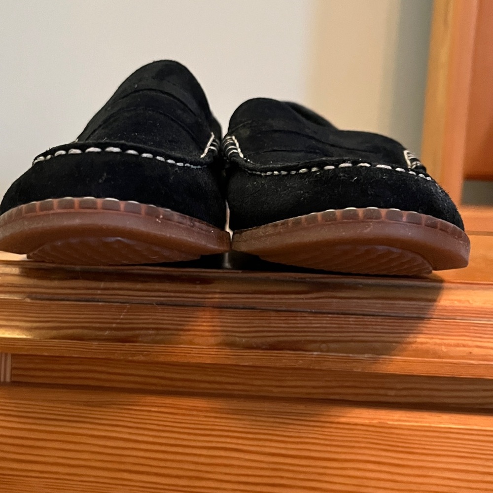 Hush Puppies Bounce Wren Black Suede Penny Loafer Sz 8 NWOB - Picture 12 of 14